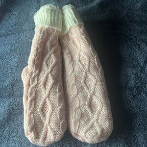 Women Non-slip Autumn Winter Thicken Plush Knitted Cotton Warm Boots Floor Socks